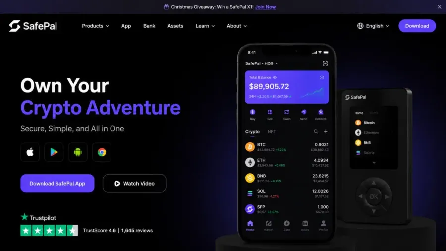 سیف پل - SafePal | صرافی کیف پول من