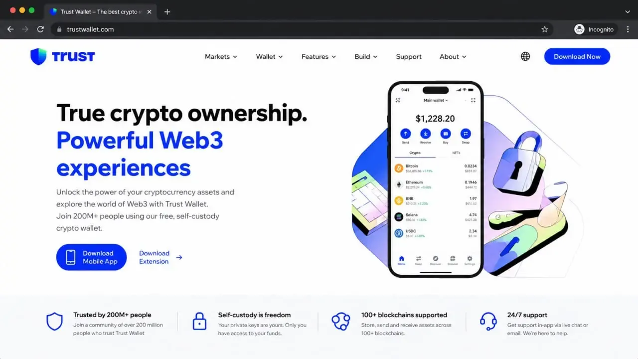 تراست ولت Trust Wallet | صرافی کیف پول من
