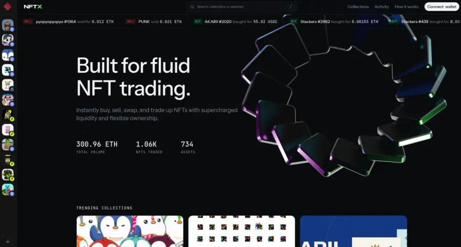 پلتفرم NFTX | صرافی کیف پول من