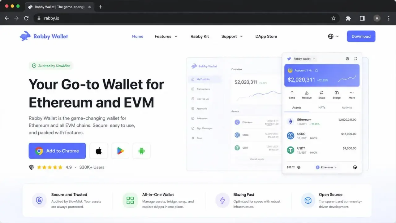 Rabby Wallet | صرافی کیف پول من