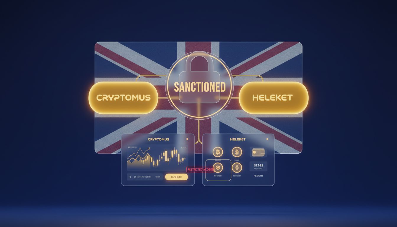 تحریم کریپتوموس و هلکت توسط بریتانیا: هر دو برند متعلق به یک شرکت هستند