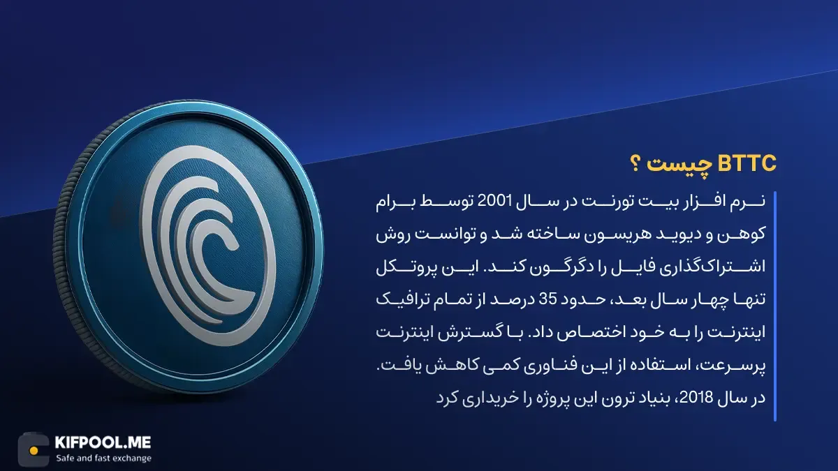 ارز دیجیتال BitTorrent چیست؟ | خرید و فروش BTTC| خرید سریع ارز بیت تورنت| صرافی ارز دیجیتال کیف پول من