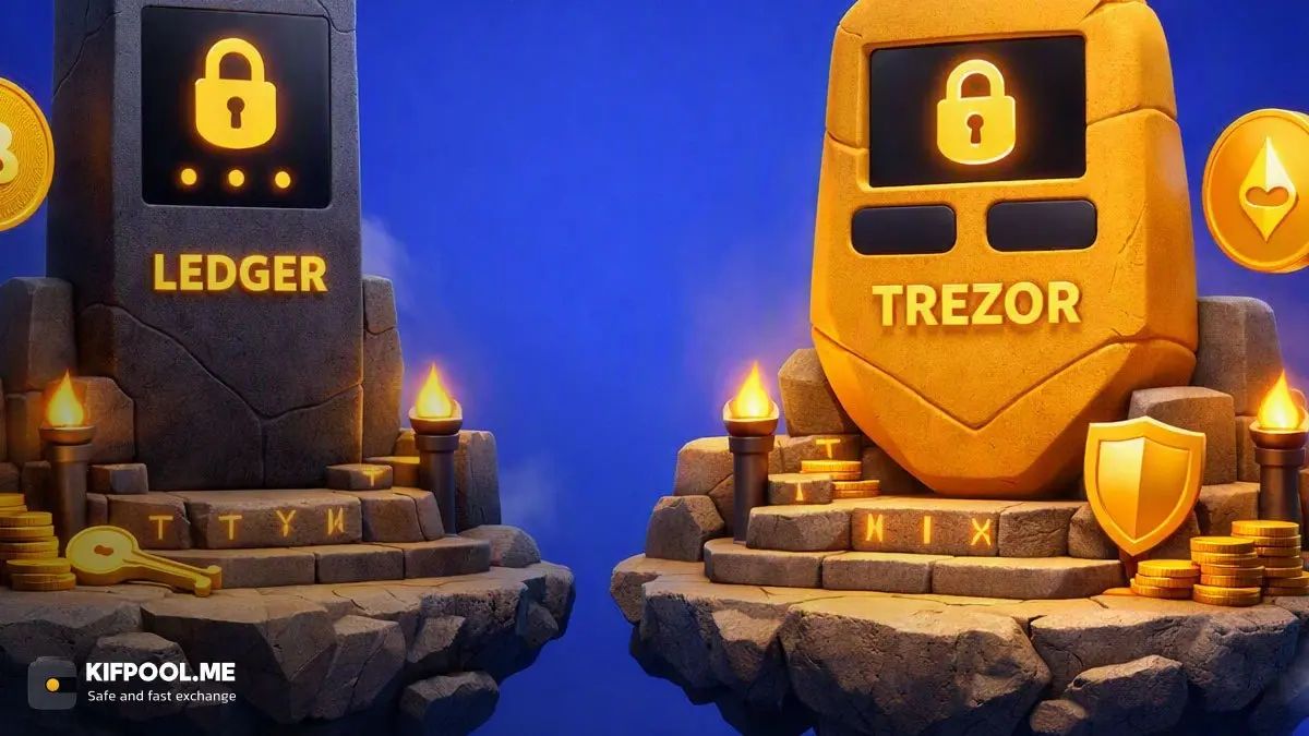 مقایسه کیف پول های لجر (Ledger) و ترزور (Trezor)؛ کدام دستگاه برای سرمایه‌گذاری امن‌تر است؟
