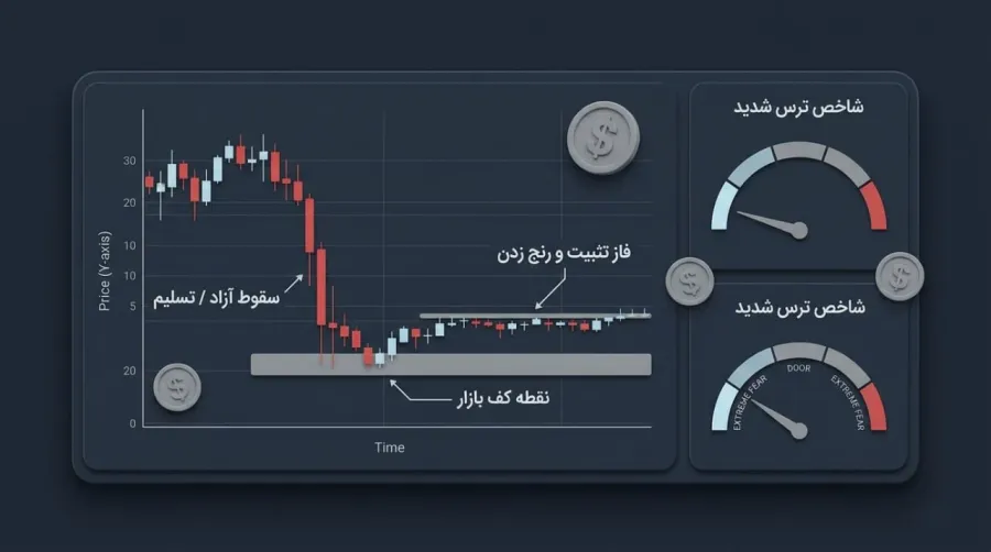 آیا تسلیم همیشه به معنای رسیدن به کف مطلق قیمت (Bottom) است؟ | کیف پول من