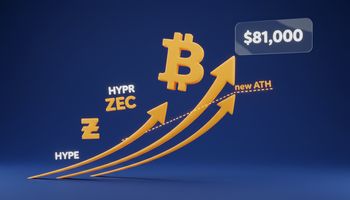 خلاصه هفتگی بازار: بازگشت بیت کوین به ۸۱ هزار دلار و رکوردهای جدید ZEC و HYPE