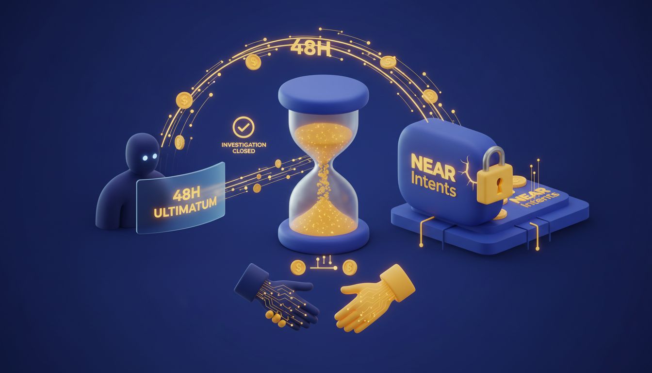 بازگشت کامل ۳.۸ میلیون دلار سرقت شده از NEAR Intents پس از اولتیماتوم به هکر