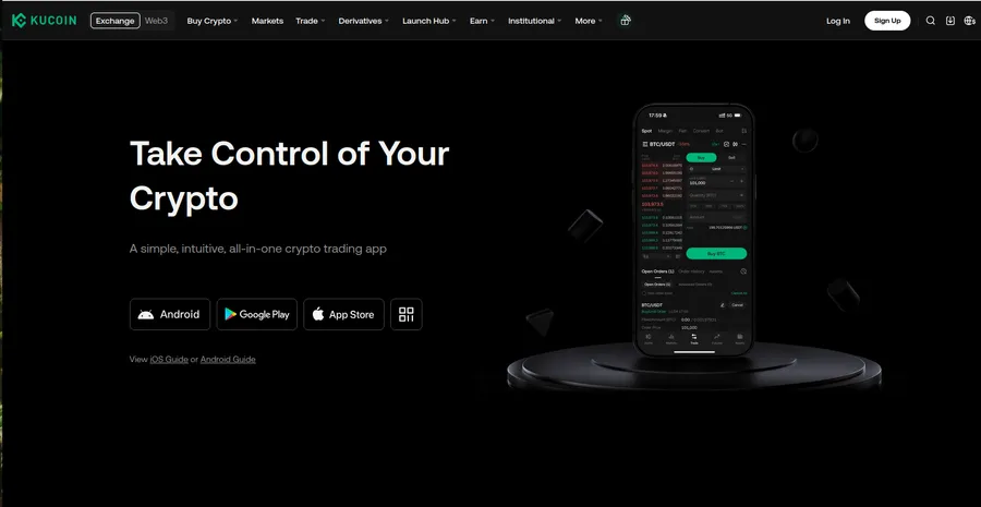 معرفی و آموزش کار با صرافی کوکوین | دانلود اپلیکیشن موبایل Kucoin | صرافی ارز دیجیتال کیف پول من