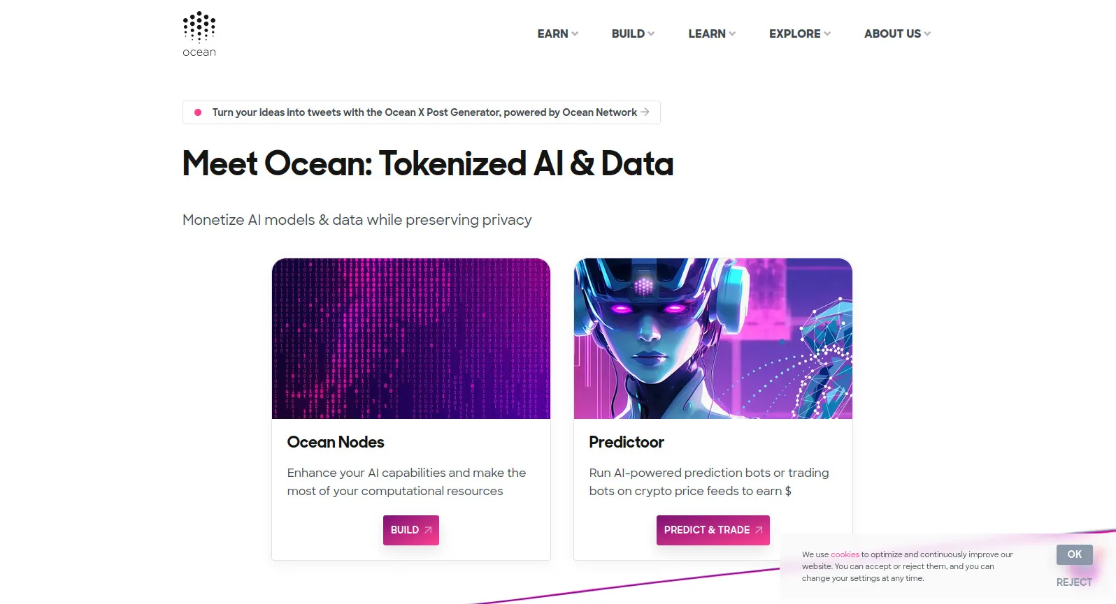 بهترین پروژه‌ها در حوزه AI Agent | اوشن پروتکل (Ocean Protocol) | صرافی ارز دیجیتال کیف پول من