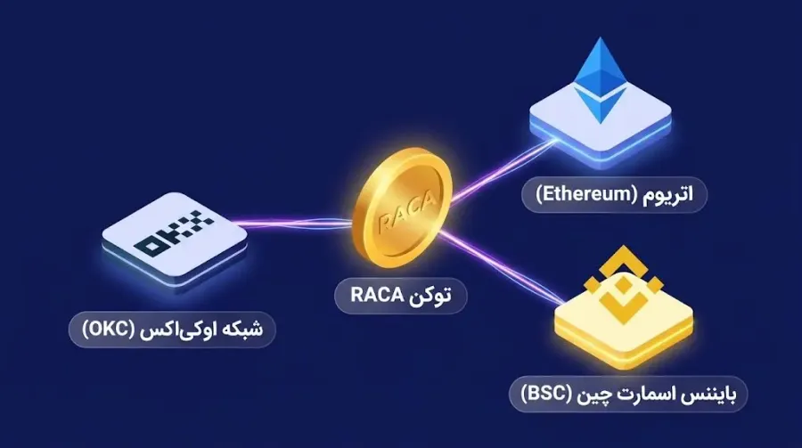 شبکههای پشتیبانیکننده از توکن راکا | صرافی کیف پول من