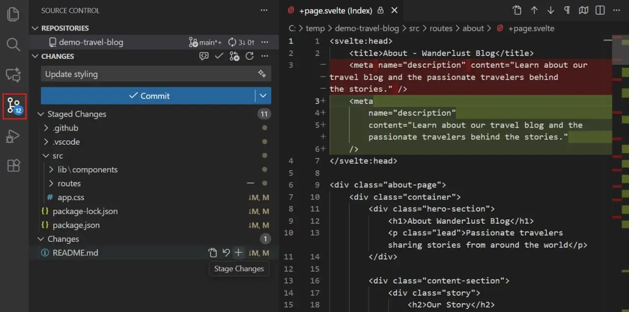 آموزش اتصال مستقیم VS Code به اکانت گیت هاب | صرافی کیف پول من
