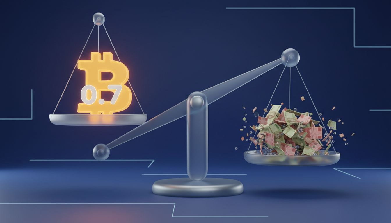 کاهش ارزش روپیه اندونزی: چگونه ۰.۷ بیت کوین شما را میلیاردر می‌کند؟