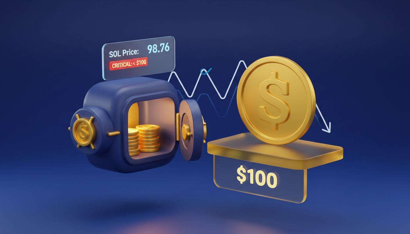 ریسک شکست پیشنهاد خرید سهام SkyAI در صورت سقوط قیمت سولانا به زیر ۱۰۰ دلار