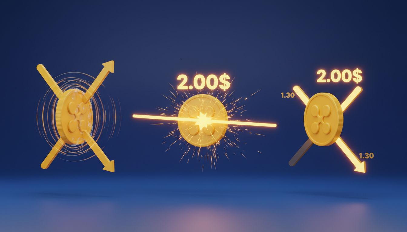 تحلیل قیمت XRP: ریپل در آستانه یک شکست کلیدی با هدف ۲ دلاری قرار دارد
