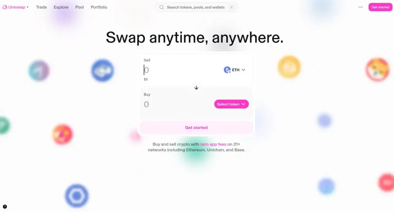 صرافی یونی سواپ - Uniswap | صرافی کیف پول من