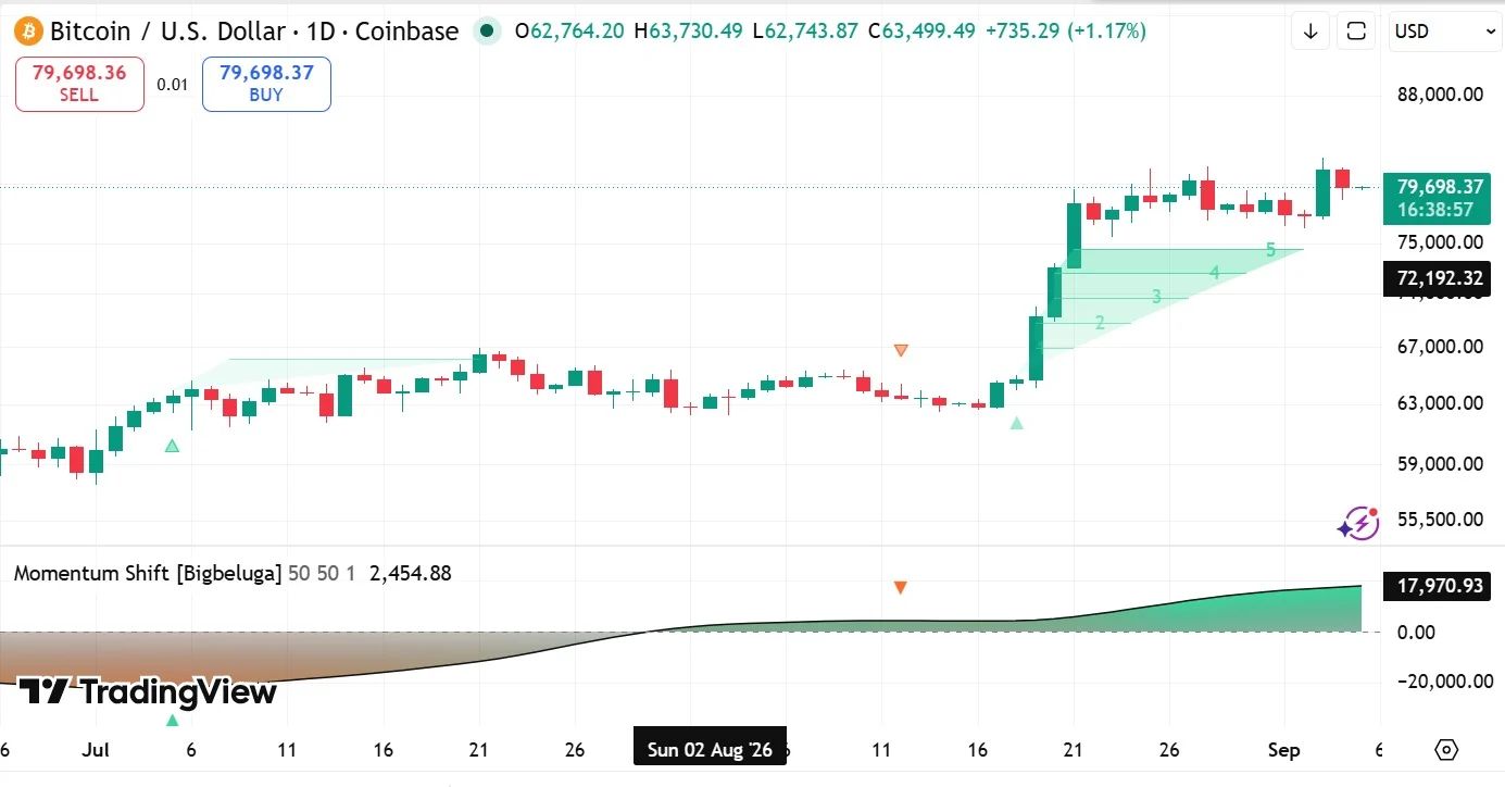 آیا بیت‌کوین بار دیگر مقاومت ۸۲ هزار دلار را آزمایش می‌کند؟ | کیف پول من