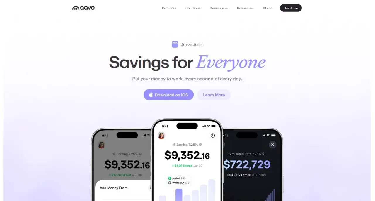 پلتفرم Aave؛ پادشاه بلامنازع بازار وام&zwnj;دهی غیرمتمرکز | صرافی کیف پول من