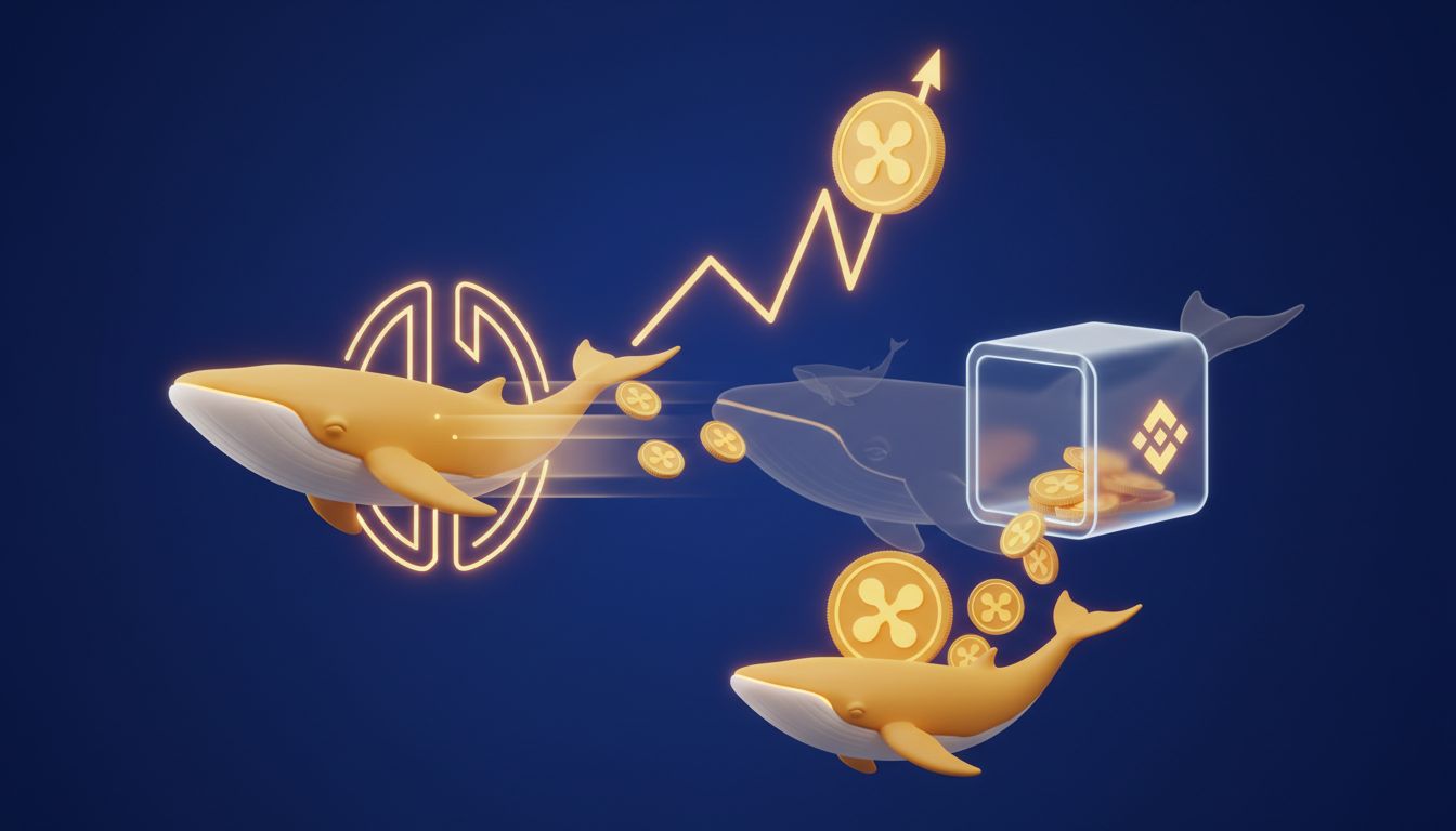 خروج نهنگ‌های XRP از بایننس به بالاترین سطح ۷ ماهه رسید