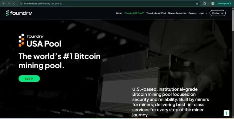 استخر فاندری یو اس ای (Foundry USA) | صرافی کیف پول من