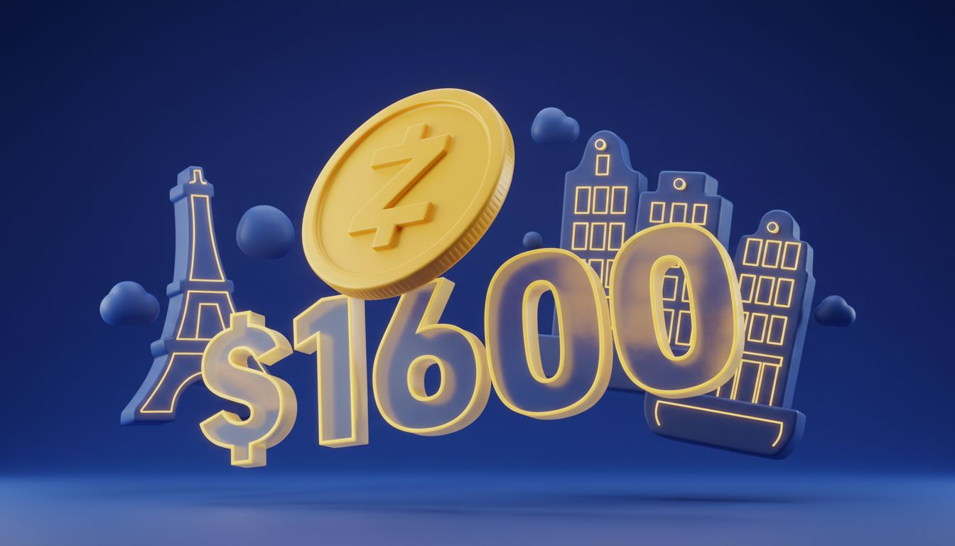 قیمت زی‌کش (ZEC) پس از عرضه اولین ETP اروپایی از ۱۶۰۰ دلار عبور کرد