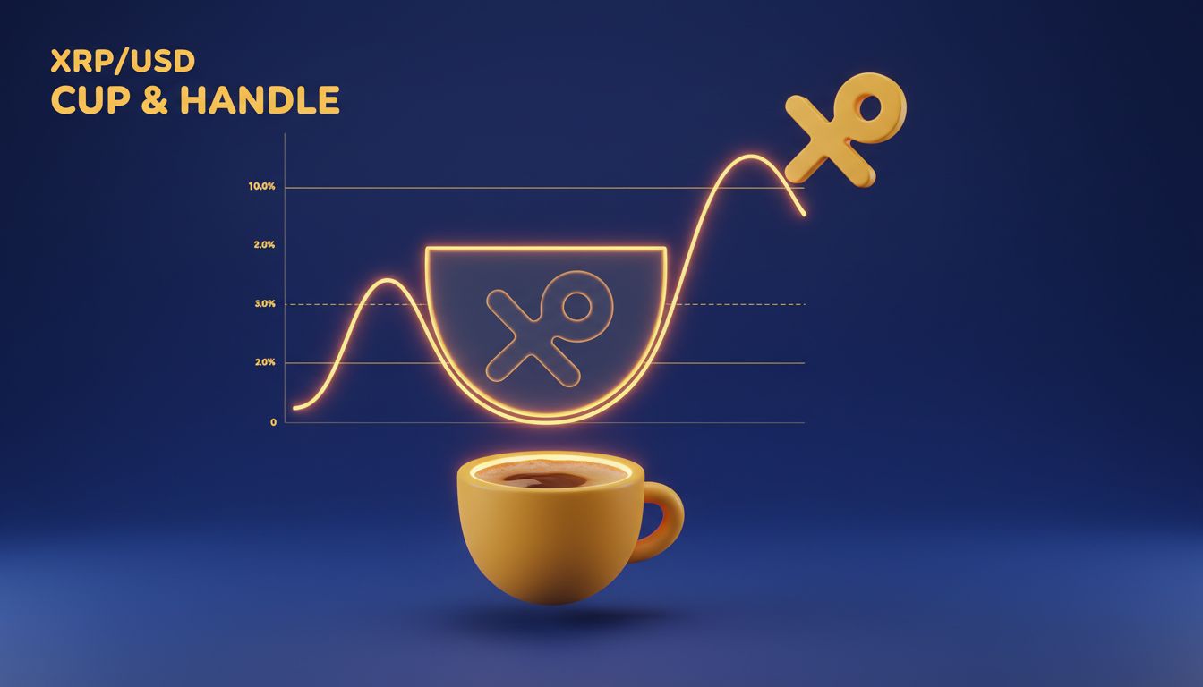 پیتر برنت با اشاره به الگوی فنجان و دسته، از احتمال روند صعودی XRP می‌گوید