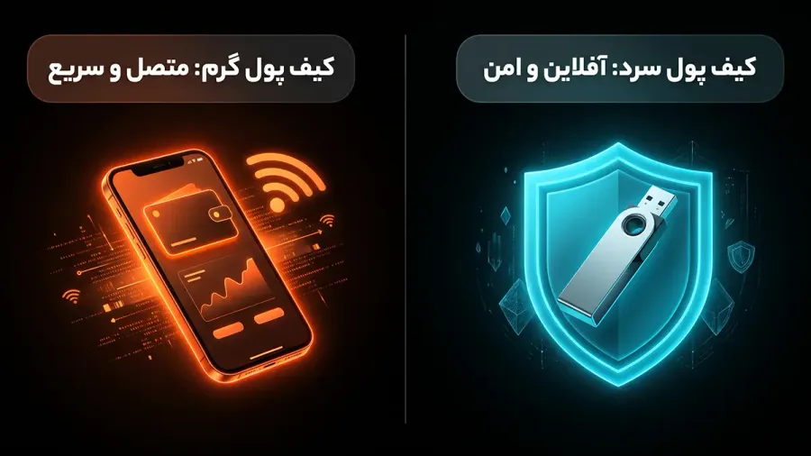 کیف پول ارز دیجیتال | صرافی کیف پول من