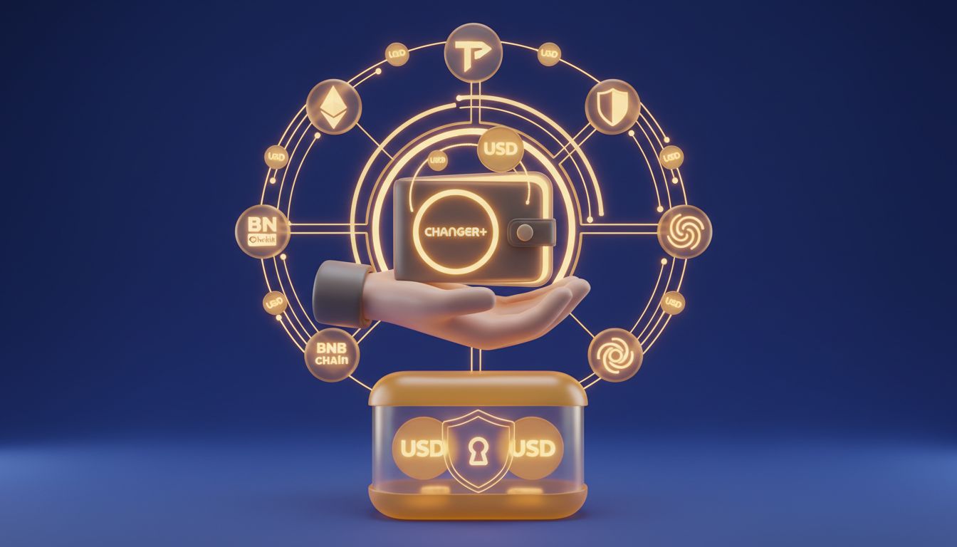کیف پول استیبل‌کوین Changer+ برای ساده‌سازی استفاده از USDT و USDC عرضه شد