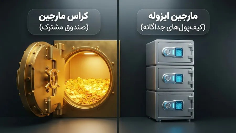 کراس مارجین در معاملات | تفاوت کراس مارجین و کراس ایزوله | صرافی کیف پول من