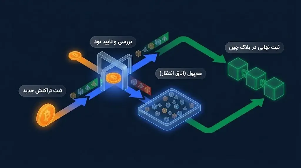 همگام‌سازی داده‌ها و انتشار اطلاعات در کل شبکه | صرافی کیف پول من