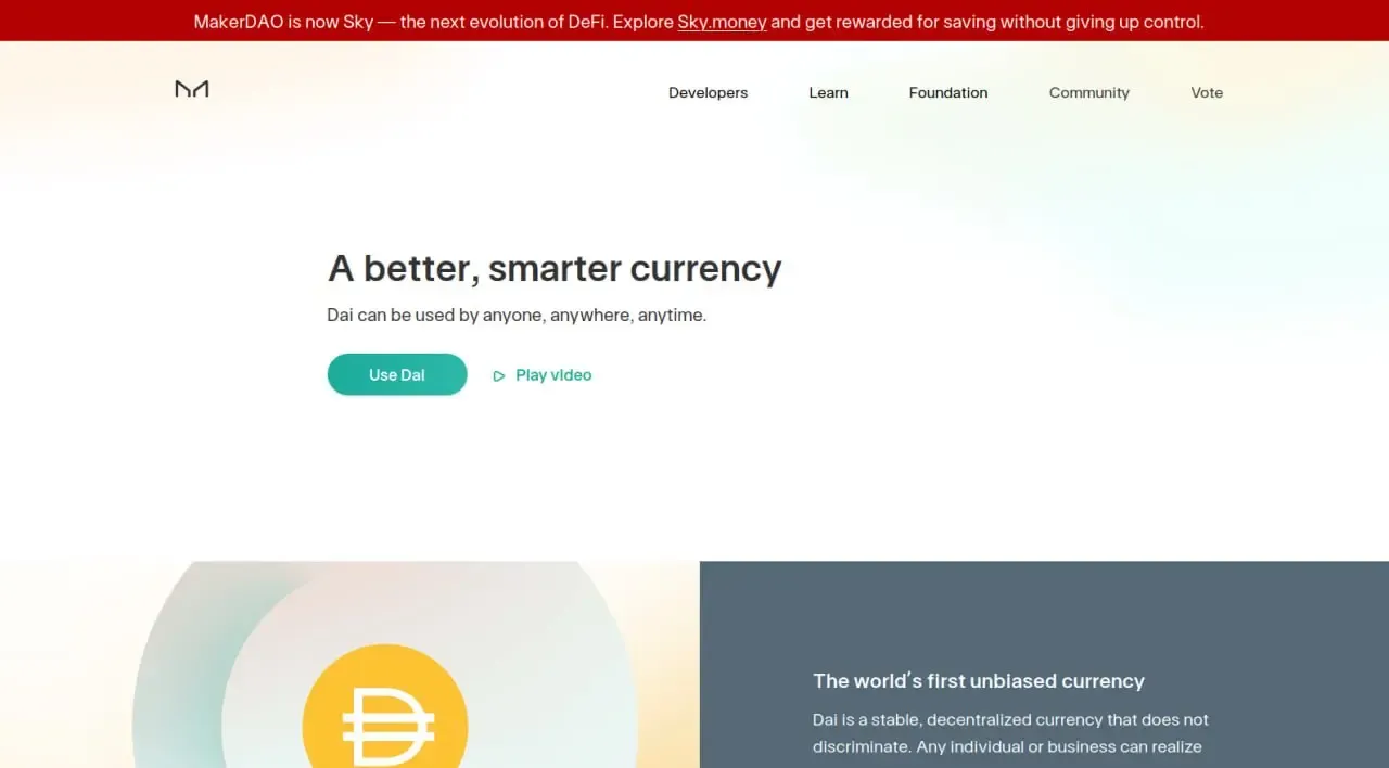 پلتفرم MakerDAO؛ سازنده پایدارترین استیبل&zwnj;کوین غیرمتمرکز جهان | صرافی کیف پول من