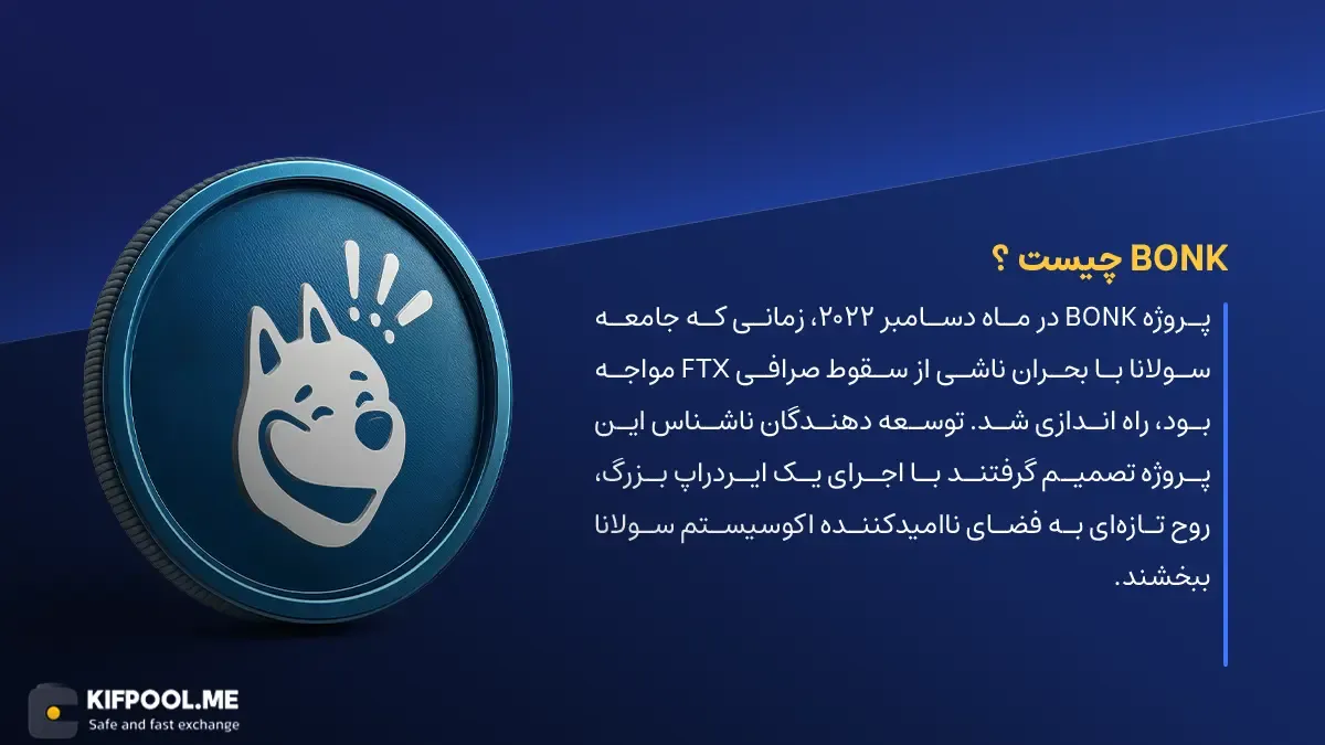 ارز دیجیتال BONK چیست؟ | خرید و فروش Bonk | خرید سریع ارز بونک| صرافی ارز دیجیتال کیف پول من