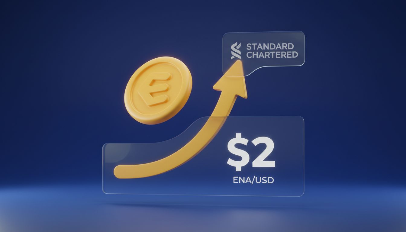 پیش‌بینی قیمت ۲ دلاری اتنا (ENA) توسط بانک استاندارد چارترد تا سال ۲۰۲۸