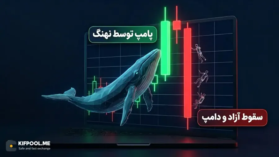 تاثیر فعالیت نهنگها و ایردراپها بر پامپ و دامپ شت کوینها | کیف پول من