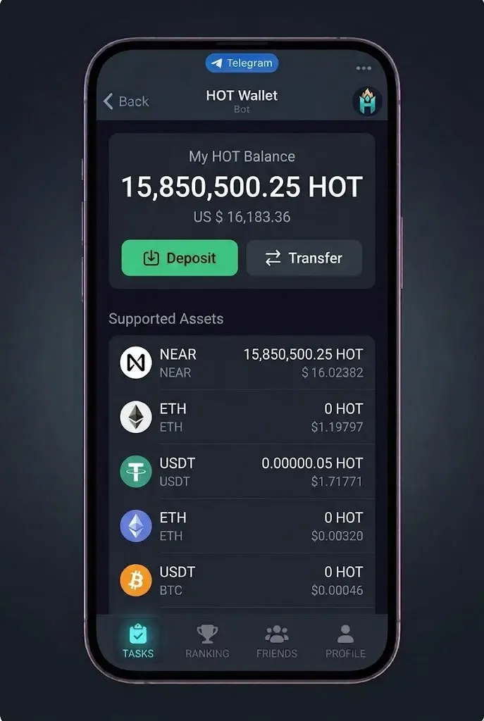 هات ولت (Hot Wallet) | صرافی کیف پول من
