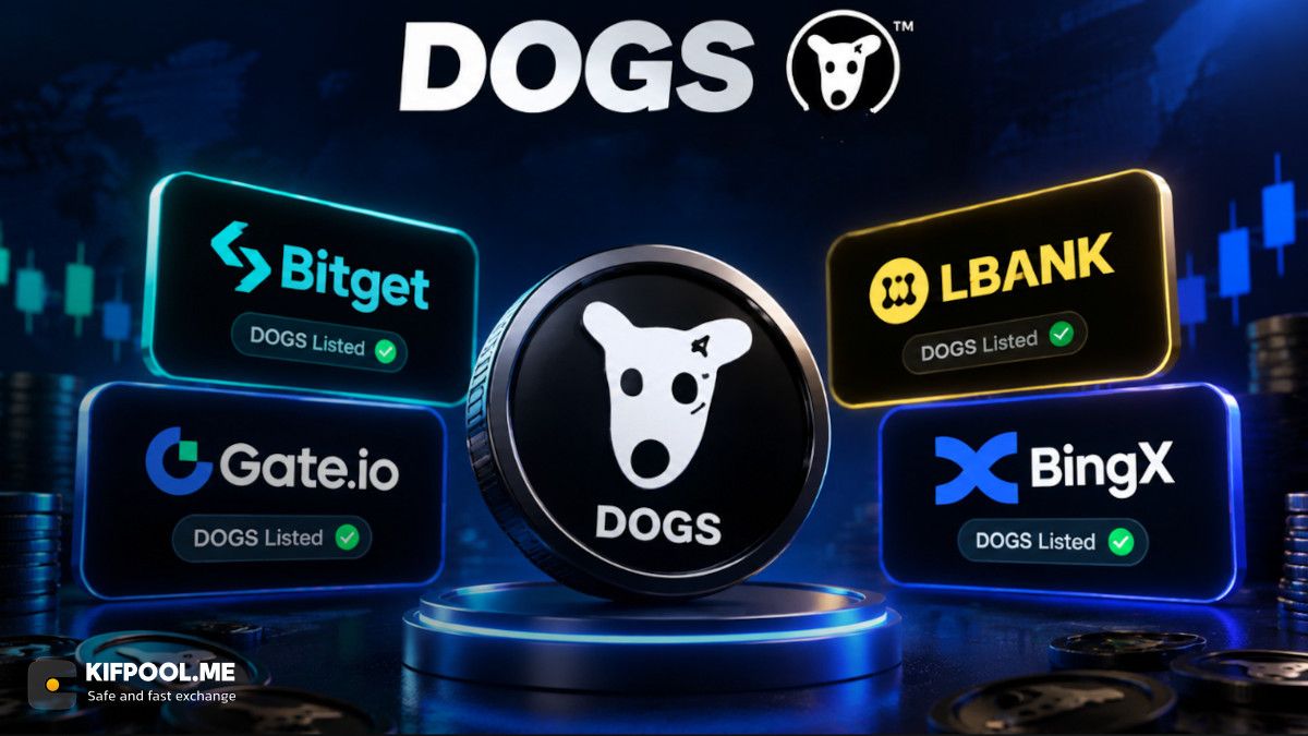 صرافی هایی که توکن DOGS را لیست کرده‌اند!