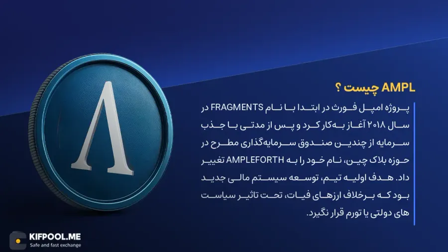 ارز دیجیتال Ampleforth چیست؟ | خرید و فروش AMPL| خرید سریع ارز امپل فورث| صرافی ارز دیجیتال کیف پول من