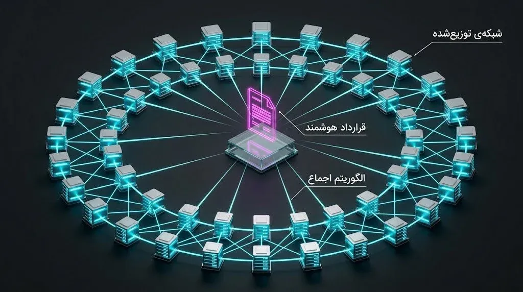 الگوریتم اجماع و روش تایید تراکنش&zwnj;ها بدون نیاز به مدیر | کیف پول من