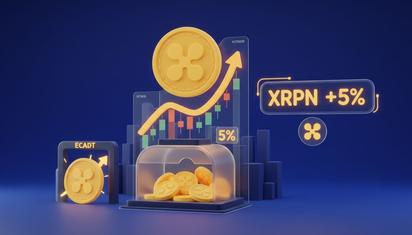 سهام شرکت خزانهداری XRP اورنورث در اولین روز عرضه در نزدک ۵ درصد رشد کرد