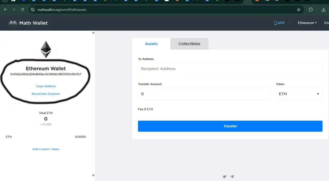 نحوه واریز ارز دیجیتال به مث ولتر | صرافی کیف پول من