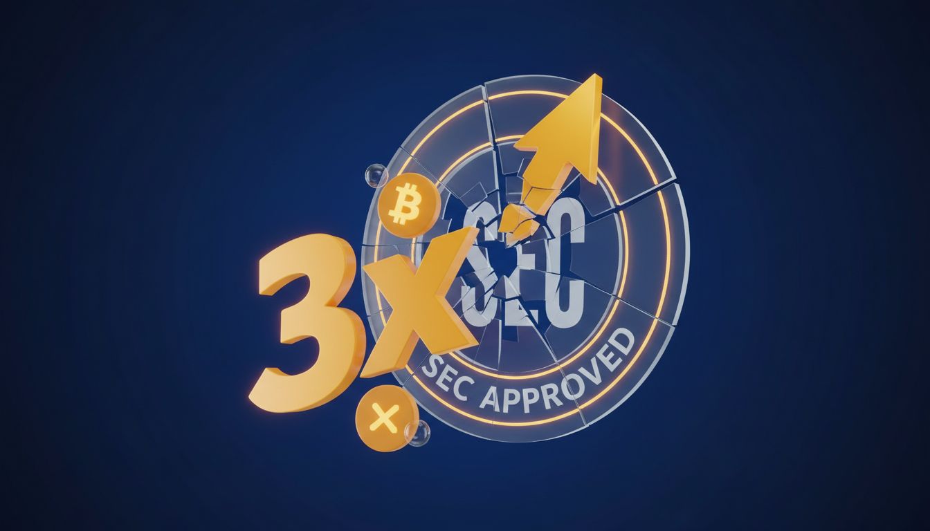 موافقت SEC با قوانین عرضه صندوق‌های آتی بیت‌کوین و اتر با اهرم ۳ برابری