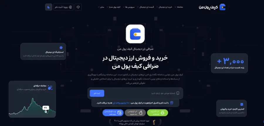 صرافی کیف پول من
