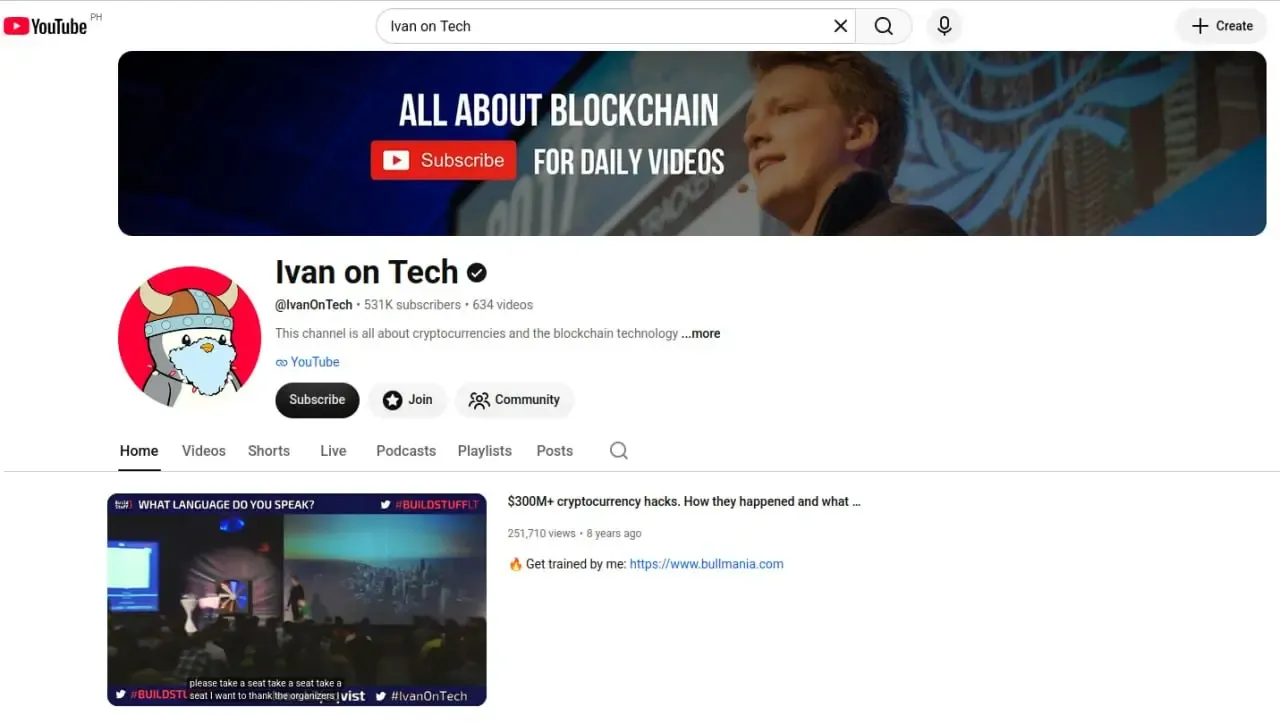 کانال Ivan on Tech | صرافی کیف پول من