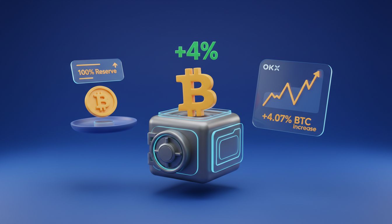 گزارش جدید ذخایر OKX: دارایی بیت‌کوین کاربران ۴٪ افزایش یافت
