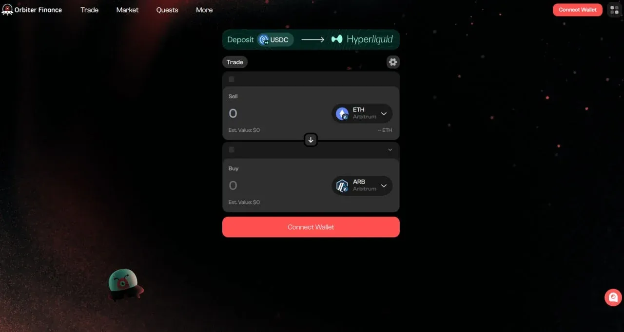 انتقال سریع دارایی با پلتفرم Orbiter Finance | صرافی کیف پول من