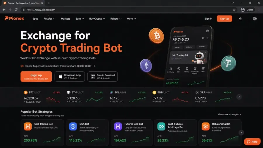 Pionex | صرافی کیف پول من