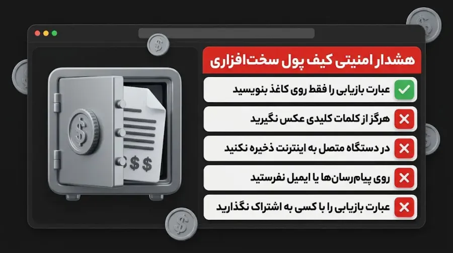 معرفی کیف پول های سخت افزاری برای نگهداری امن و بلندمدت | صرافی کیف پول من