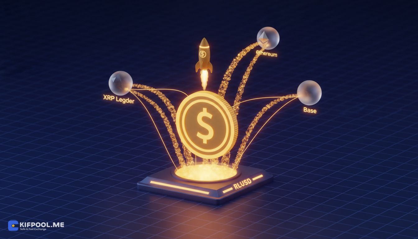 عرضه استیبل کوین RLUSD ریپل در کوین‌بیس با پشتیبانی از XRP Ledger، اتریوم و Base