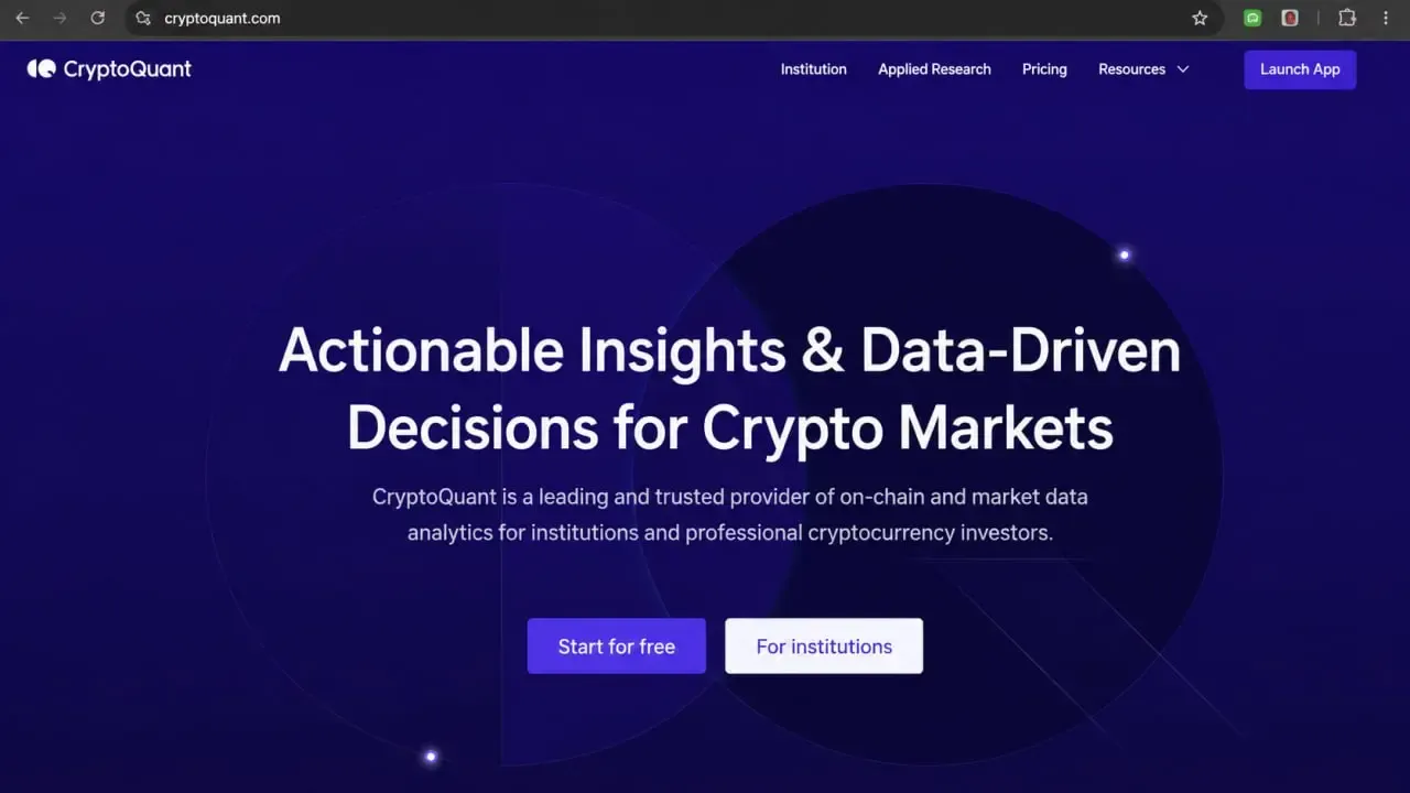 کریپتو کوانت (CryptoQuant) | صرافی کیف پول من