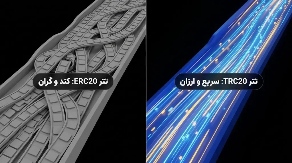 راهنمای انتخاب شبکه | صرافی کیف پول من