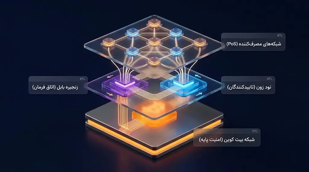 معماری شبکه بابیلون | صرافی کیف پول من