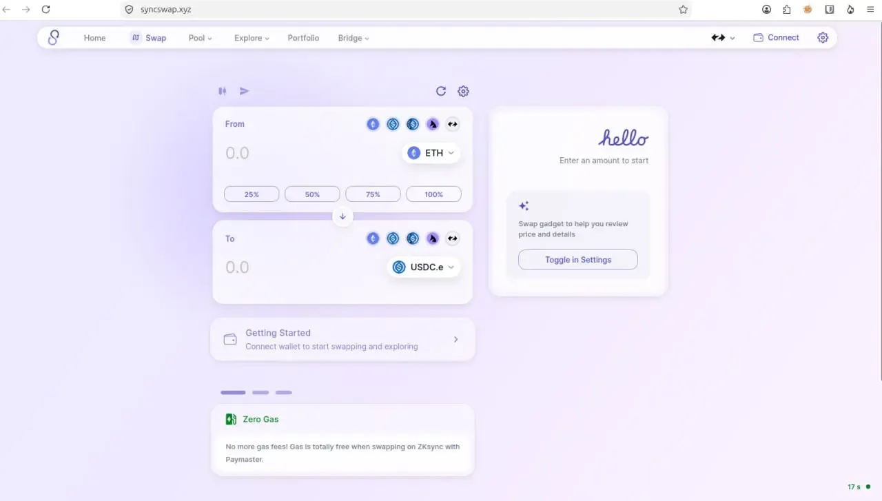 دیفای و Web3 در اسکرول | صرافی کیف پول من